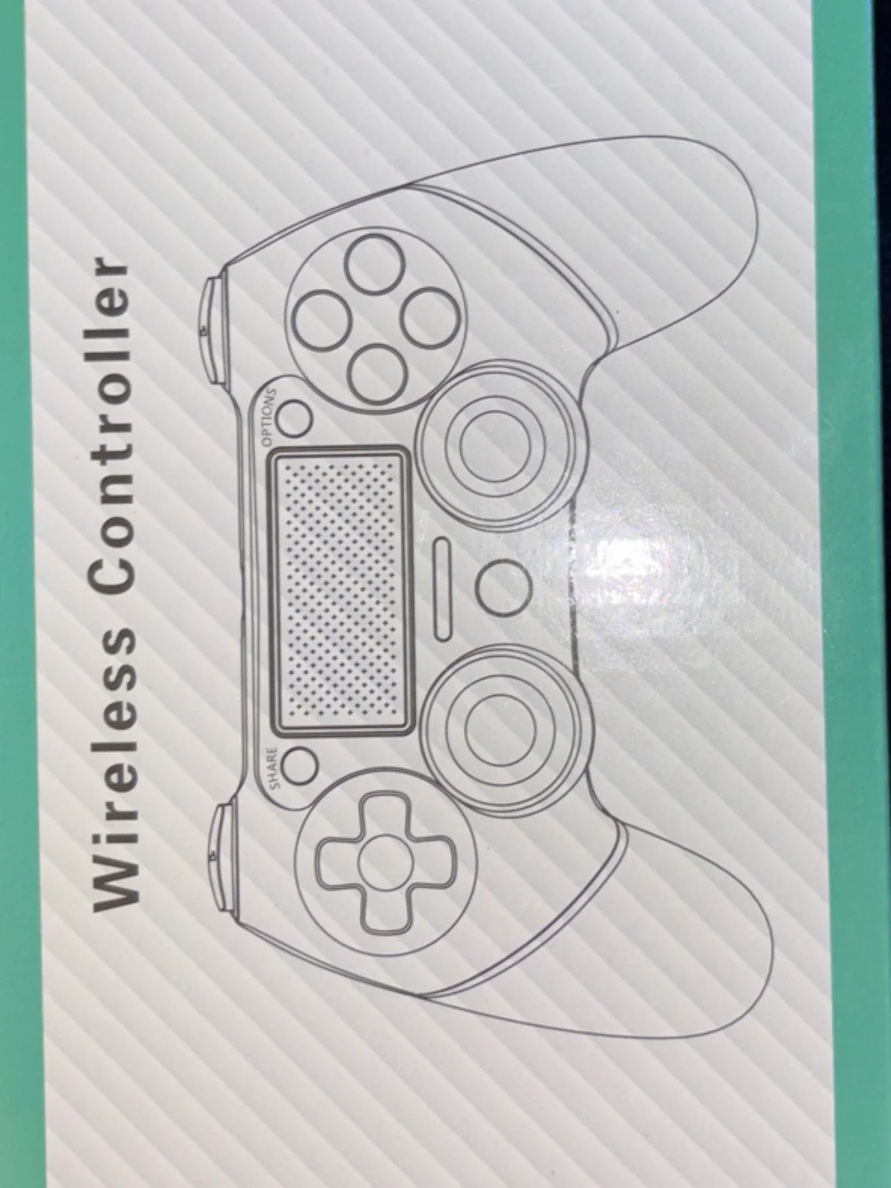 Wireless Game Controller - Mint Green & White